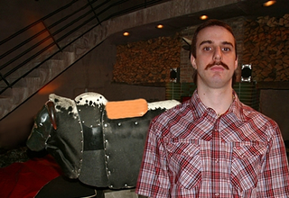 Wiseck visits the Cadillac Ranch to "size up" the mechanical bull in preparation for their rematch.